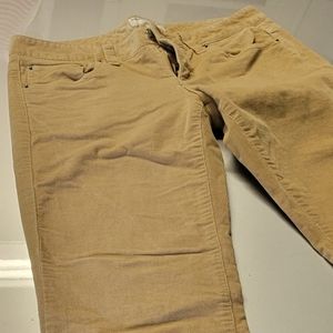 Banana Republic tan flare corduroy women's pants